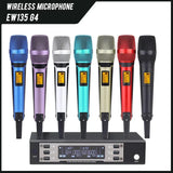 EW135G4 SKM9100 Stage Performance Home KTV High Quality UHF Professional Dual Wireless Microphone System Dynamic Long Distance