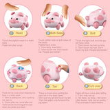 Intelligent Piglet Baby Learns To Crawl Play Music Touch Remote Control Robot Pig Toy for Boys and Girls