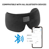 Bluetooth 5.0 3D Sleep Headphones Eye Mask Soft Headset with Ultra-Thin Stereo Speaker Support Handsfree Music Headband