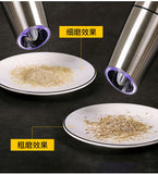 Stainless steel Ceramic Core Gravity Induction Pepper Mill Household Electric Grinder
