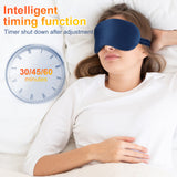 Hot Compress Sleeping USB Heated Mask Bdfold Sleep Eye Cover Eyes Patch Shade Night Travel Nap Heating Eyeshade