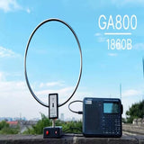 Indoor/Outdoor GA-800 Active Loop Shortwave 10KHz-159MHz Working Frequency HF Radios Antenna With Control Box