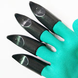 Garden With Claws 4/8 ABS Plastic Work Safety Rubber Waterproof Durable Digging Planting Genie Outdoor Gardening Gloves