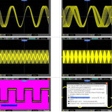 HANTEK DSO8072E Oscilloscope High Bandwidth 70MHz-200MHz Oscilloscope 1GS/s Sample Rate 2M Memory Depth