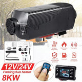 Car Air 12V/24V8KW Diesel with Remote Parking Heater Suitable for RV Trailer Camping Vehicle Equipment Accessories