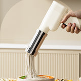 Electric Cordless Portable Noodle Maker 5 Molds USB Charging for Homemade Pasta
