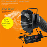 60W Adjustable Speed Solder Absorber ESD Fume Extractor Pipe Duct Exhuast Fan