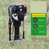 4 2300W agricultural gasoline hammer two stroke garden orchard construction site drilling rig pile driver
