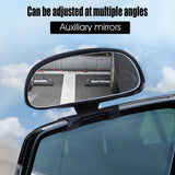 Bd Rectangular Wide Angle Auxiliary Multi-Angle Rotating High-Definition Glass Mirrors For Car Truck