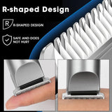 RESUXI 682 LCD Digital Display Electric Clipper Set Professional Trimmer Oil Head Carving for Men Hair Cutting hine