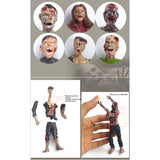 6Pcs/Lot 10CM The Walking Dead Toys Movie Characters Action Zombie Figures Kids Toy