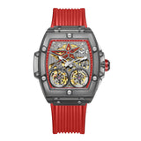 Watches men ONOLA Luxury Fashion Plastic Transparent Hollow Full Automatic Mechanical Watch for Men Waterproof Clock