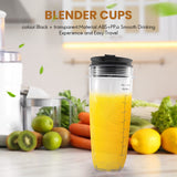 32-Ounce Cup with Sealed Lid Ninja Replacement Parts Accessories for Auto-IQ 1000W and Dual Blender