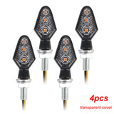 12V Motorcycle Signal Lights LED Metal Universal Moto Indicator Lamp Front Rear Turn Signals Brake Stop Lamps Accessories