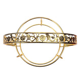 2X Cake Double-Layer Arch-Shaped Golden Fruit Dessert Rack Wedding Birthday Party Decoration Cupcake Stand Gold
