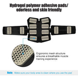 1 set of EMS smart massager abdominal and arm stimulator trainer muscle exercise lazy home fiess equipment