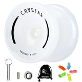 MAGICYOYO K2 CRYSTAL Yoyo , Dual Purpose Responsive Yo-Yo Beginner, Replacement Unresponsive Bearing for Advanced