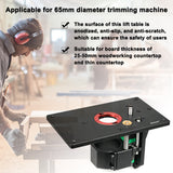Electric Wood Milg Flip Trimming Slotting Chamfering Engraving Board Carpenter for 65mm Diameter hine