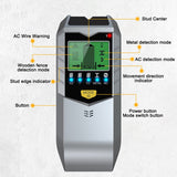 5-In-1 Electronic Detector Wall Stud Finder Sensor Wall Scanner Edge Center Detect Wood Beam/Metal/AC Live Wires Inside