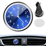Auto Interior Automobile Portable Mini Clock Decoration Luminous Analog Watch Ornaments For Cars Trucks RVs