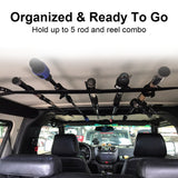 Mounted Gear Vehicle Fishing Rod Rack Holder Strap Storage Car Rest Belt Carrier for SUV Van