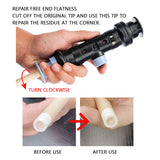 Leather repair tool, billiard cue, leather head curvature angle repair, three-in-one multi-function