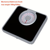 1pc BR808 Mechanical Personal Bathroom Scales, Extra Large Analog Dial Scales, Retro Spring Scales, 150kg/330lb Dual Reading For Hotel Fitness Beauty Salon