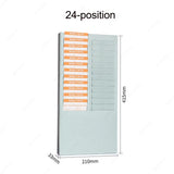 Time Card Holder Clock Cards Rack Clocking Plastic Stand for time Recorder Electronic Attendance hine