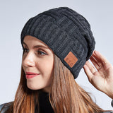 Bluetooth 5.0 Earphone Music Hat Winter Wireless Headphone Smart Headset Cap with Mic Sport Knitted Hats