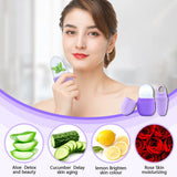 2 in 1 Set Ice Face Roller Ice Cube For Eye & Neck Reusable Facial Treatment to Tighten & Tone Skin Reduce Acne Skin Care Toools