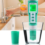 Water Quality Tester 10in1 PH EC TDS ORP H2 Fertile Saity S.G. Resistivity Temperature Meter Backlit LCD Display for Aquarium