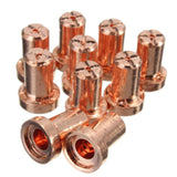 40pcs Air plasma cutter tip electrodes nozzles kit consumable For PT-31 LG-40 Torch CUT-40 50 Electrodes Shield Cup Accessories