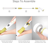 Electric Long-Handled Cleaning Brush, Wireless Charge, or, Kitchen, Toilet, Polishing, Home, Office, Dropshipping