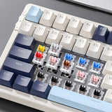 K8 Wireless nical 100 Keys RGB Backlit Keyboard Silent Typing BT5.0/2.4Ghz /Type-C Wired for ESports Gaming Office