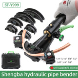 Manual Hydraulic Copper hine DSZH ST-Y999 Air Conditioning Bending Tool 6-22mm Combination Pipe Bender Set