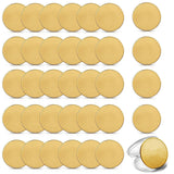 30 Pcs Blank Challenge Coins for Engraving Blan Coin Threaded Edged 40 mm with Acrylic Protection Box