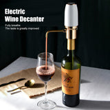 Electric Decanter USB Rechargeable Automatic Aerator Pump Dispenser for Red and White Wine Aeration