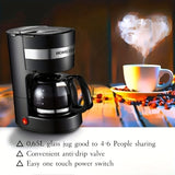 1Pc Drip Coffee Maker With 650ml/22.88oz Large Capacity Glass Carafe, Dual Usage For Coffee And Tea, Fast Brewing