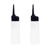 2pcs Plastic Hair Salon Large Capacity Hairdressing Cleaning Tool Refillable Container Spray Shampoo Bottle Pot for Salon Shop Home(White)