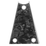 Truss Rod Cover for Electric Guitar, 3 Ply Guitar Rod Cover Triangle  Detachable Plastic Truss Rod Plate for Guitar Hardware Accessories Black