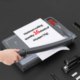 Mini Trimmer Guillotine A4 Cut Length Desktop Cutting hine with Security Cutter Head for Craft Paper Photo