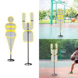 Training Equipment Dummy Defender Auxiliary Tool Obstacle for Soccer Football Volleyball Basketball Jumpshots