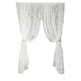 1PC Rose Flower Pattern Lace Door Curtain - Garden Style, Suitable for Various Room Types