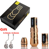 2023 New Arrival FLUX MAX Professional Wireless  Tattoo Machine Pen 4.0 Stroke Length with Digital LED Display for Tattoo Artist