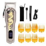 Electric Hair Trimmer Ergonomic Handle Low Noise Cordless Hair Clipper for Travel