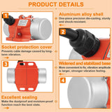 30W Concrete Vibrator Screen, Vibration Motor with Speed Controller, Waterproof 3600RPM for Sand Shaking Table US Plug