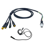 New Practical E-Bike Motor Cable 130X Throttle Rubber UART/CAN Protocol 1T4 Wire About 60g Brake Display Connector