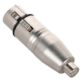 Xlr To Rca Female Adapter Mic Female Plug Gender Changer Xlr To Rca Converter Microphones Plug-In Audio Adapter Connector For Mixer Recorder Amplifier
