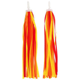 1 Pair Kids Bike Handlebar Streamers Colorful Tassels Scooter Handlebar Decorations Children's Scooter Ornament for Boys Girls