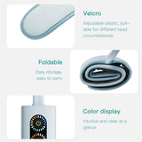 Electric Massager Pressure Heating Strap - Kneading Air Bag for Head and Skin Relaxation. Massage for Pain Relieving Headache.